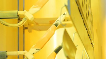 Pulverbeschichtung von Aluminiumteilen