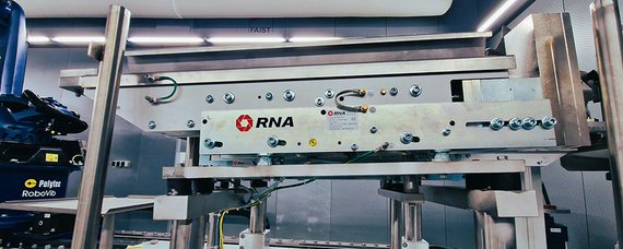 Experimental setup at Polytec