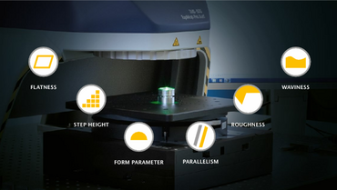 Surface parameter characterizing the form, waviness and texture of a workpiece Surface parameter characterizing the form, waviness and texture of a workpiece
