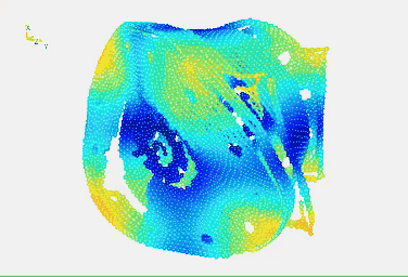 Figure 7a: ODS at 2.8 kHz